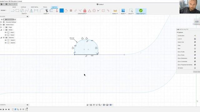 Вебинар Fusion360. Использование инструментов Sketch (эскиз), Extrude (выдавливание) и др. смотреть онлайн