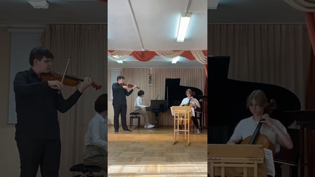 гайдн Трио для фортепиано скрипки и виолончели смотреть онлайн