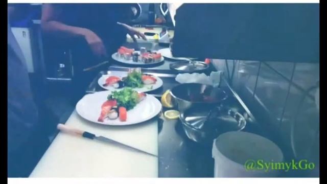 Украшения банкетных блюд (суши роллы) смотреть онлайн