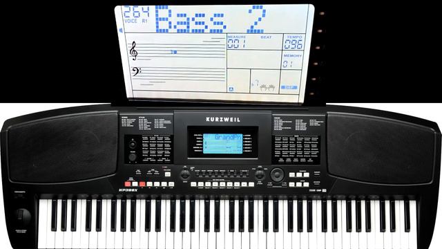 KURZWEIL KP300x - ALL Bass sounds Demo Overview! смотреть онлайн