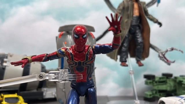 Spider-Man No Way Home Bridge Scene | Spider-Man Vs Doc Ock Stop Motion Recreation смотреть онлайн