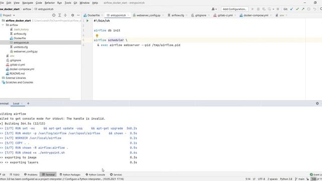 Как запустить AirFlow 2 на Windows 10 с помощью Docker смотреть онлайн
