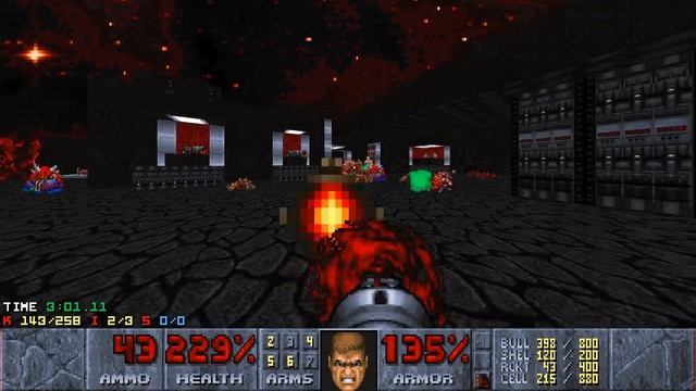 (DOOM II) NoSp3 - Map 14: Overheat - UV-MAX смотреть онлайн