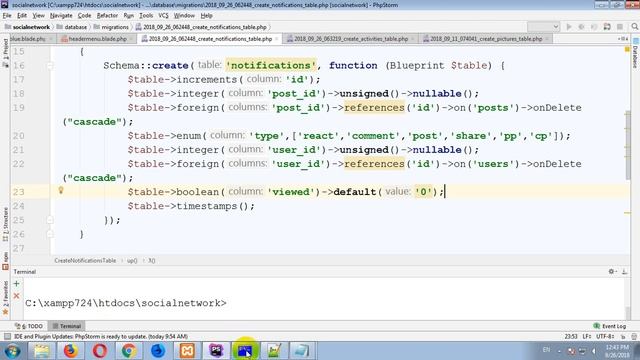 045 activity and notification in Laravel смотреть онлайн