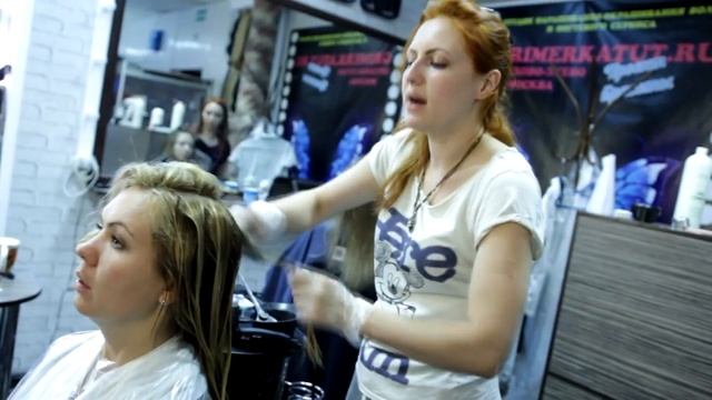 Окрашивание и Кератиновое выпрямление волос. Студия Гримерка. Орехово-Зуево смотреть онлайн