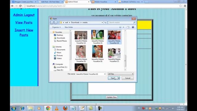 Admin Panel and Complete Website Php mysql Hindi Part 21 смотреть онлайн