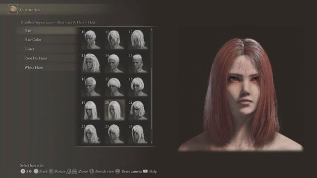 ELDEN RING Crimson Elegant Female Character Creation sliders смотреть онлайн