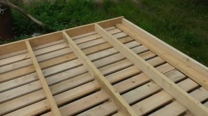 Строительство каркасного дома 6х4 с террасой вместе с заказчиком. День 1.