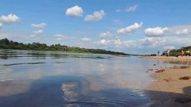 Макаровка, берег Оки, устье Лопасни, Сенькин брод, городище Лопасня смотреть онлайн