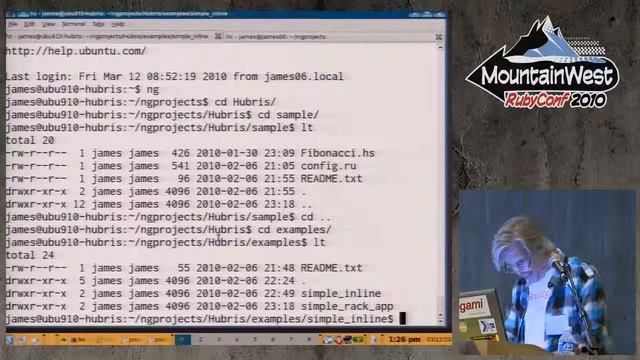 MountainWest RubyConf 2010 Hubris The Ruby Haskell Bridge by James Britt смотреть онлайн