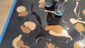 Эпоксидная смола для заливки пола. Набор №26.