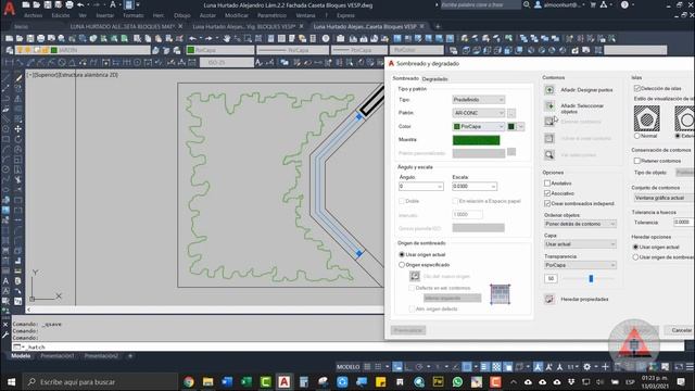 Como poner un Hatch con Fondo en Autocad смотреть онлайн