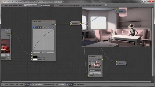 Blender 2.6X 基礎教學 - 10. 算圖及合成說明 Part.1 смотреть онлайн