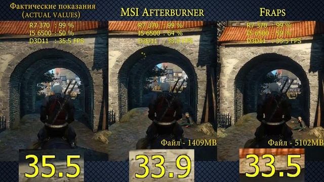 MSI Afterburner vs Fraps - сравниваем FPS при записи игрового видео смотреть онлайн