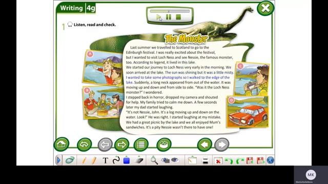 Excel 6.Module 4.The Monster. Ex:1.p 51.Listen and read смотреть онлайн