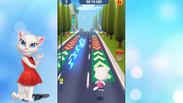 МОЙ ГОВОРЯЩИЙ ТОМ БЕГ ЗА ЗОЛОТОМ ДРУЗЬЯ Анджела игра про мультфильм видео для детей смотреть онлайн
