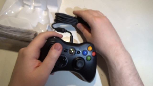 Проводной Геймпад для Xbox360 и PC Распаковка смотреть онлайн