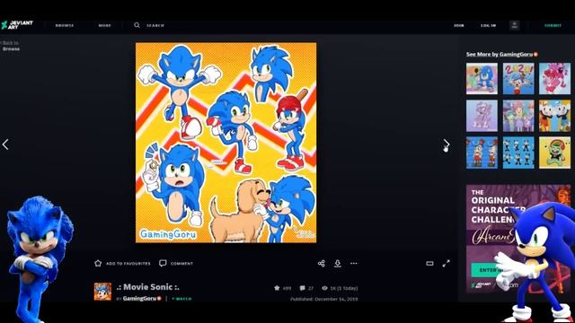 Sonic & Movie Sonic go on Deviant Art смотреть онлайн