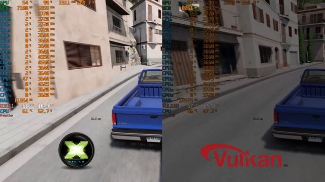Directx11 vs Vulkan в BeamNg Drive | Какой API увеличивает производительность? | Тест и сравнение смотреть онлайн