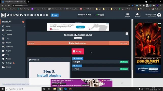 How to setup a Standard Minecraft server for free | Part 1 | in Hindi смотреть онлайн