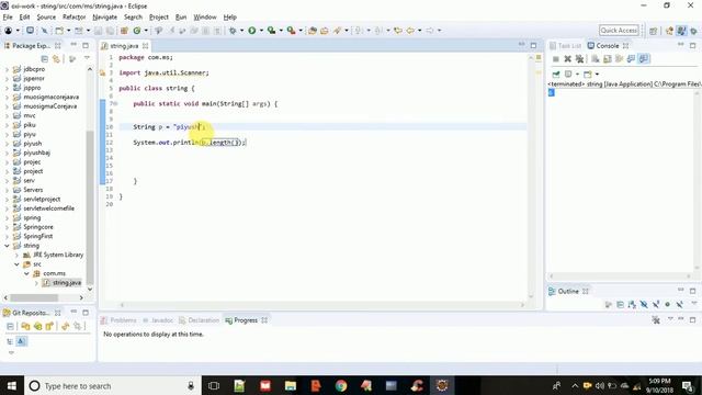 String Length In Java смотреть онлайн