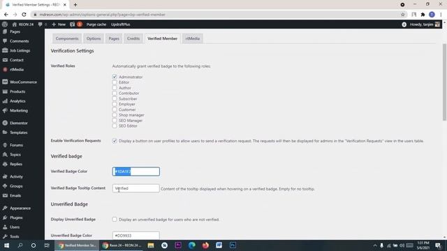 Add verify badge to wordpress user profile | Wordpress beginner tutorial bangla |Tanjim Rahman Reo смотреть онлайн