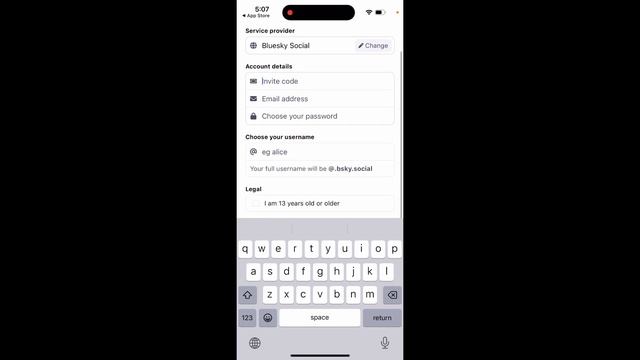 Bluesky Social - where to enter invite code when creating account? смотреть онлайн