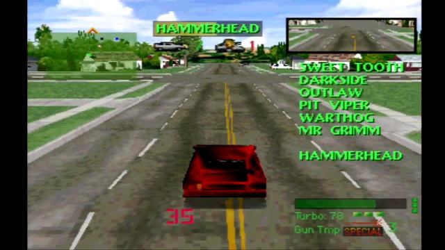 Twisted Metal 1 Crimson Fury Tournament Playthrough HD смотреть онлайн