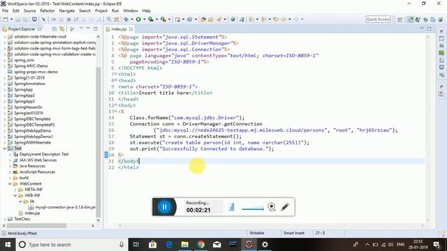 Host your Java Web Application with database. смотреть онлайн