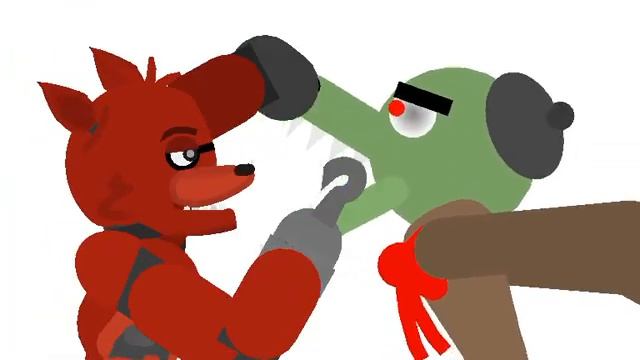 Foxy The Fox Pirate Vs Arty Alligator (Stick Nodes)