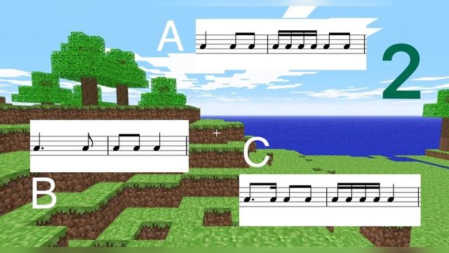 Ритмічний диктант «Minecraft»