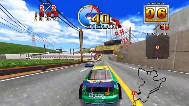 Daytona USA 2: Battle on the Edge (Gameplay) смотреть онлайн