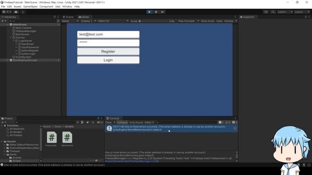 【阿空】Firebase + Unity 免費雲端資料庫，遊戲存檔好夥伴！#01 [專案設定 & 使用者驗證] смотреть онлайн