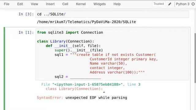 Stream 27 : Issuing Books to Customers | SQLite with Python Part 5 смотреть онлайн