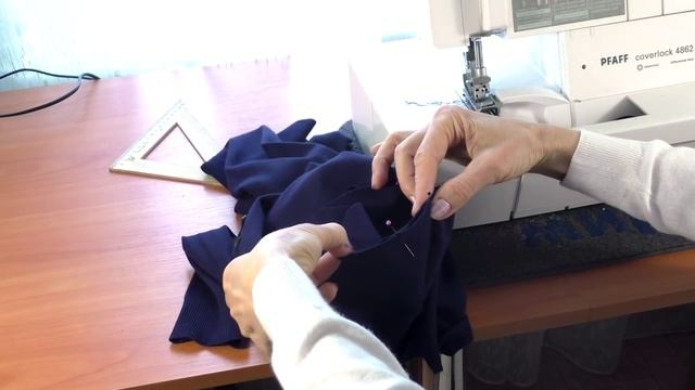 Как укоротить рукав в трикотажном изделии. смотреть онлайн