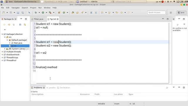 141 Java advanced Garbage Collection مسح الذاكرة смотреть онлайн