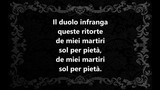Lascia ch'io pianga (orchestration/karaoke) смотреть онлайн