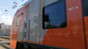Поезд «Ласточка» в Беларуси, май 2021г.