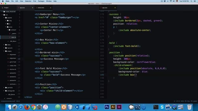 Learn Foundation for Sites, SASS & XY Grid - SASS Mixins Part 2 смотреть онлайн