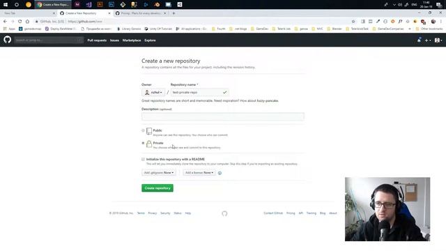 How to create free private repository in Github смотреть онлайн