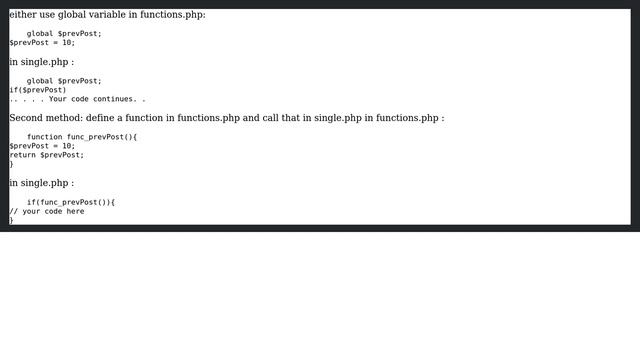 Wordpress: Add a variable in functions.php and call it in single.php (3 Solutions!!) смотреть онлайн
