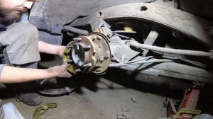 Ручной тормоз - замена колодок и дисков, регулировка. Паджеро спорт 1