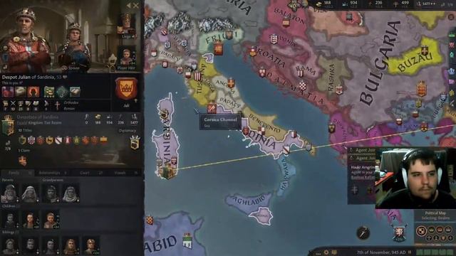 CK3, 1.4 Roman Empire achievement playthru (EP5) смотреть онлайн