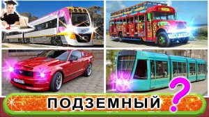 Мир Транспорта в Забавной Викторине | От Цветов до Типов ✈️