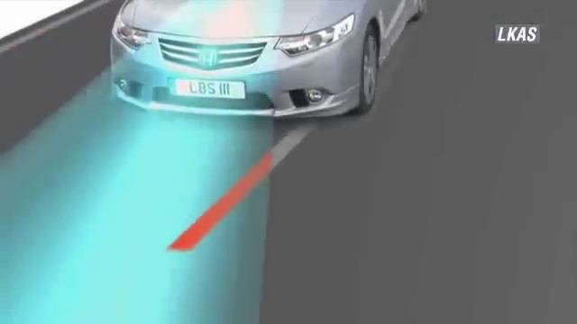 Honda Accord Safety Features - Lane Keep Assist System (LKAS) смотреть онлайн