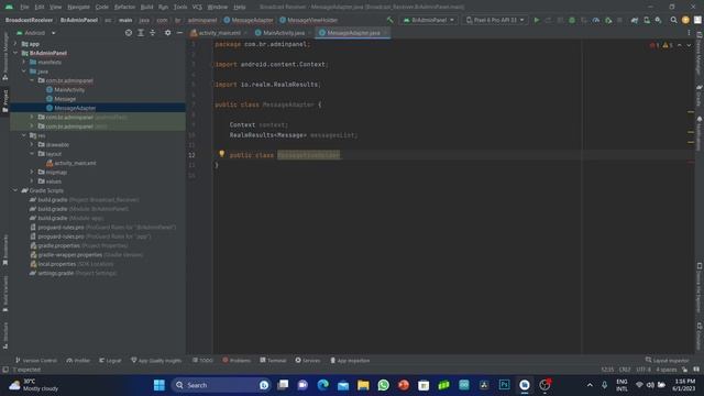 How to make admin panel for Broadcast Receiver in Android Studio || Java || Part 2 смотреть онлайн