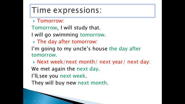 grade 4, future time expressions смотреть онлайн