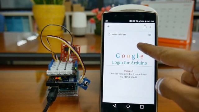 Take a picture and send it to Google Drive with Arduino and PHPoC! смотреть онлайн