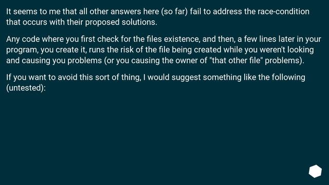 Pythonic way to check if a file exists? смотреть онлайн