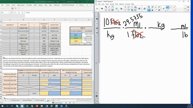 MAT144 Major Assignment 1 Conversion example смотреть онлайн